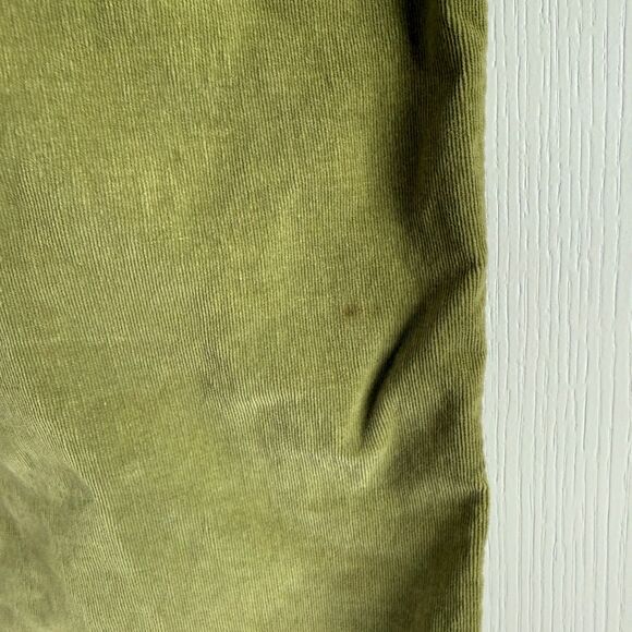 Louie Women's Straight Leg Corduroy Pants Green Size 6 - Picture 4 of 12